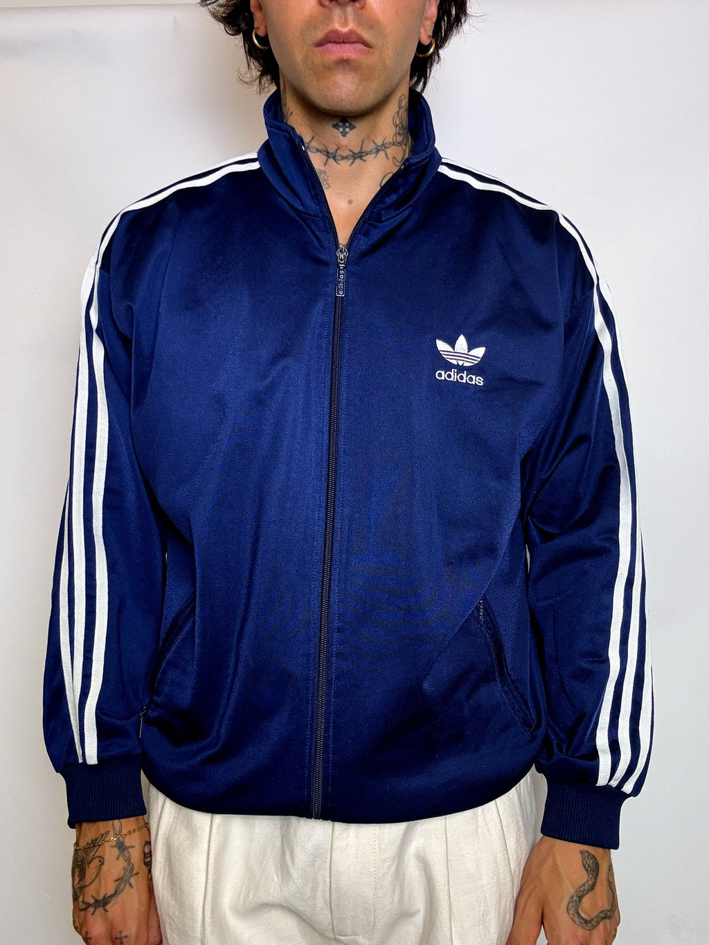 Jacket de sport marine ADIDAS M vintage