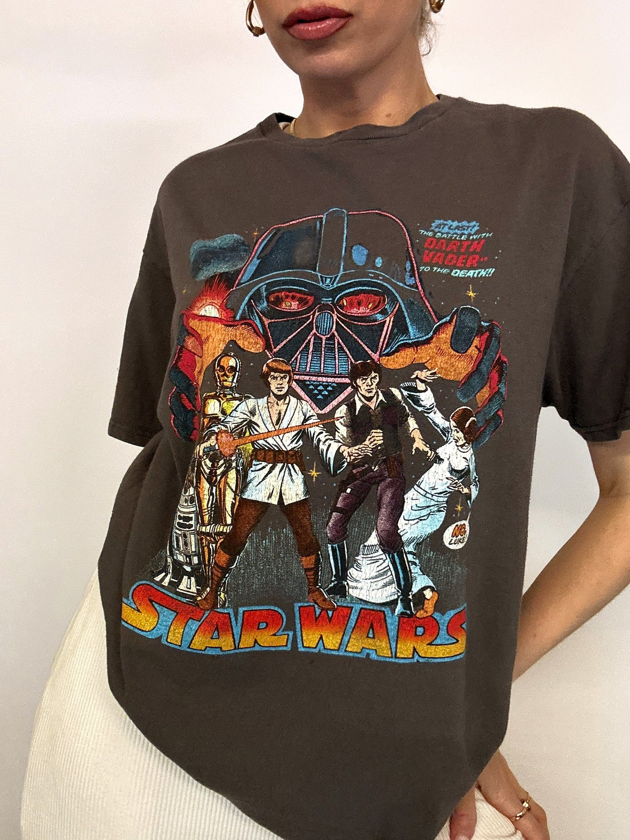 Tee shirt gris STAR WARS M vintage