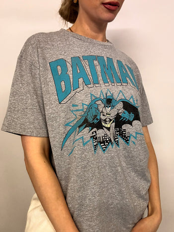 Vintage BATMAN L graues T-Shirt 