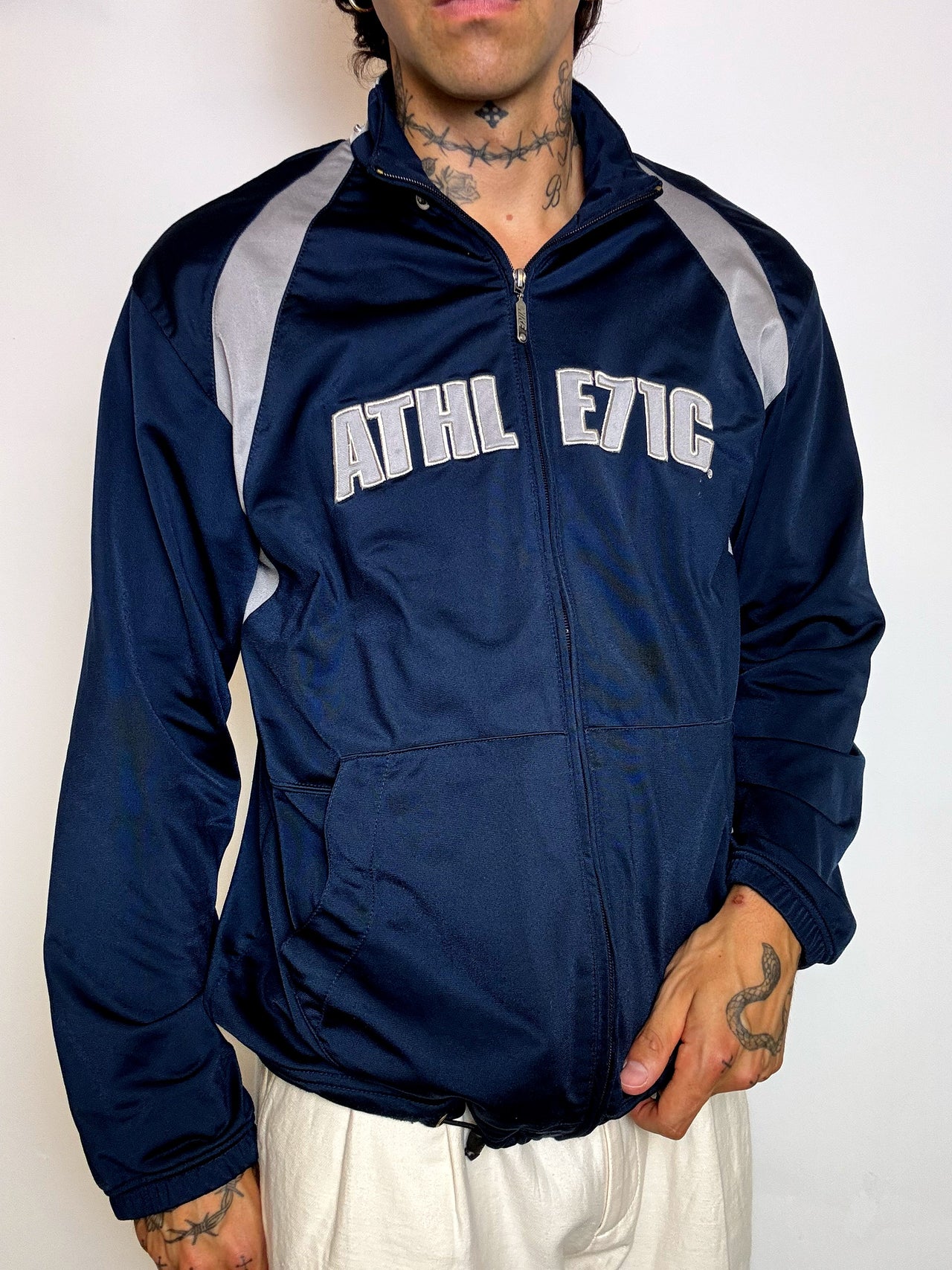 Veste de sport marine NIKE L vintage