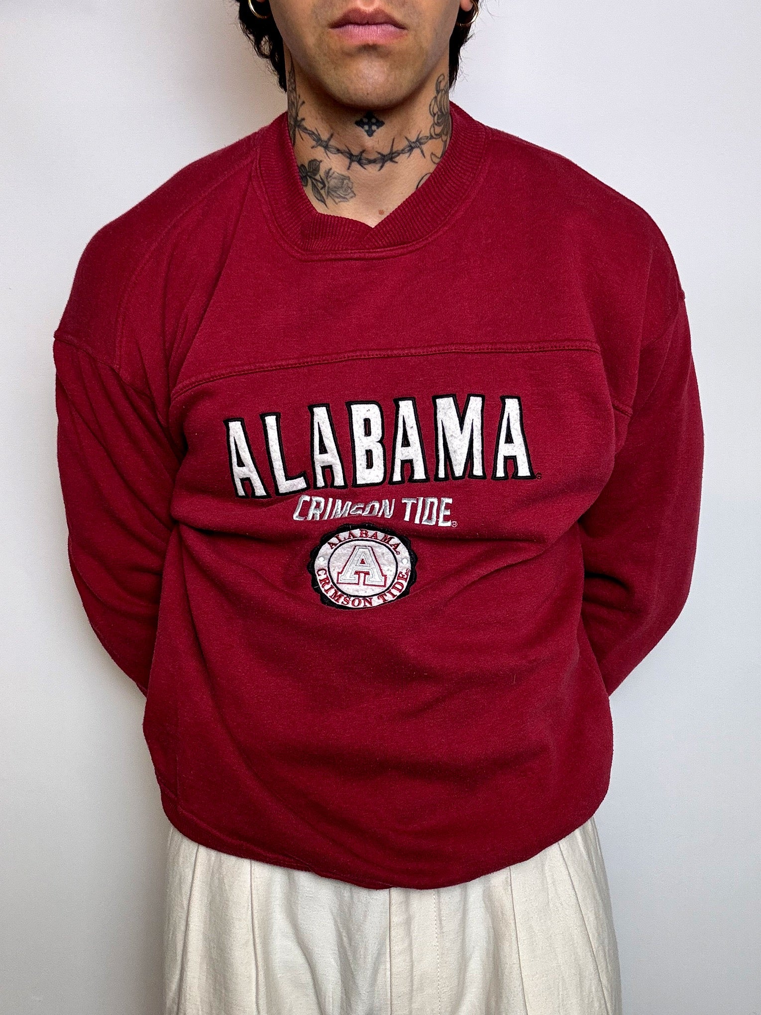 Sweat rouge ALABAMA L vintage