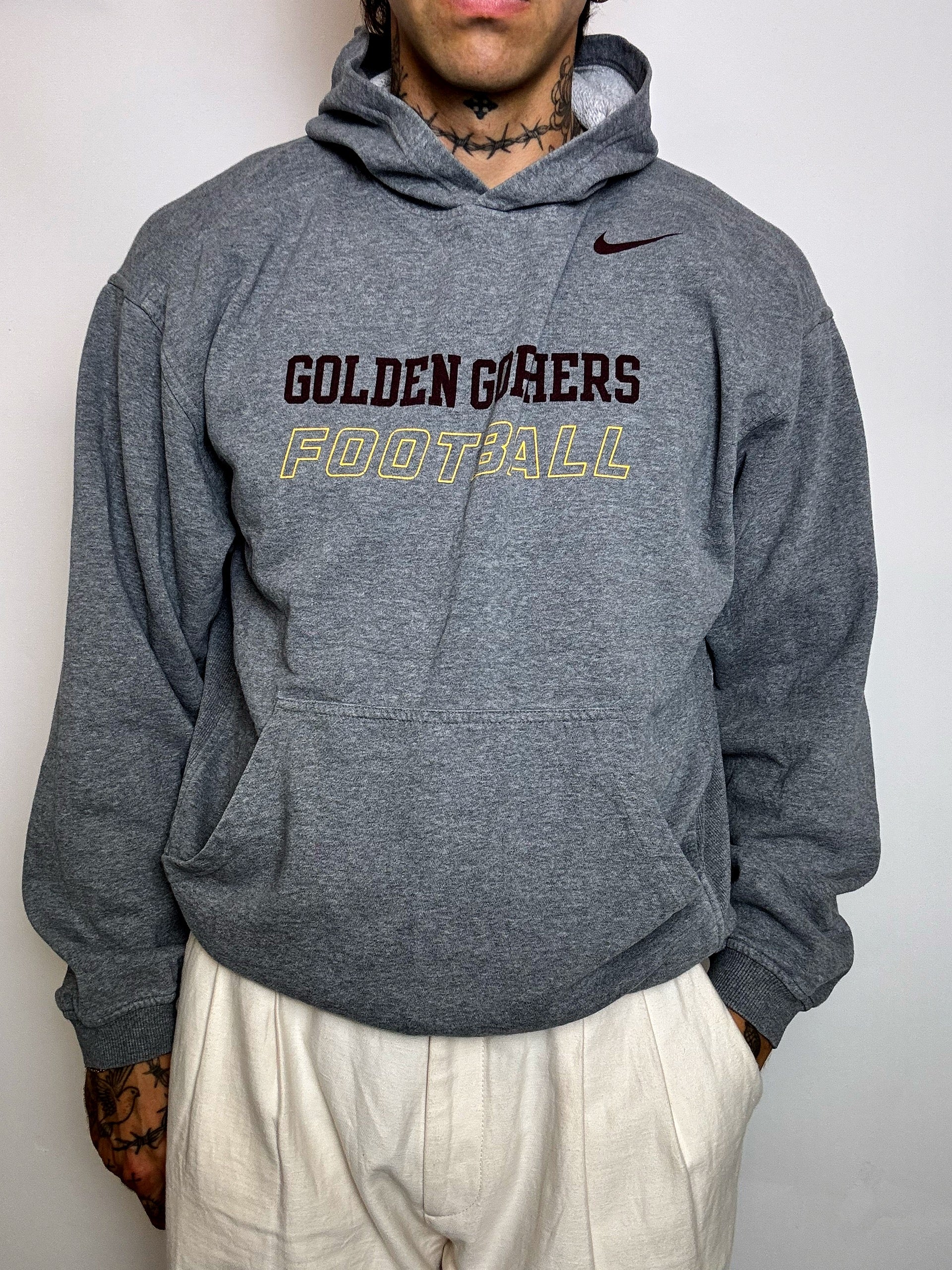 Vintage XL Grey Basketball Bee Crew Neck Sweatshirt