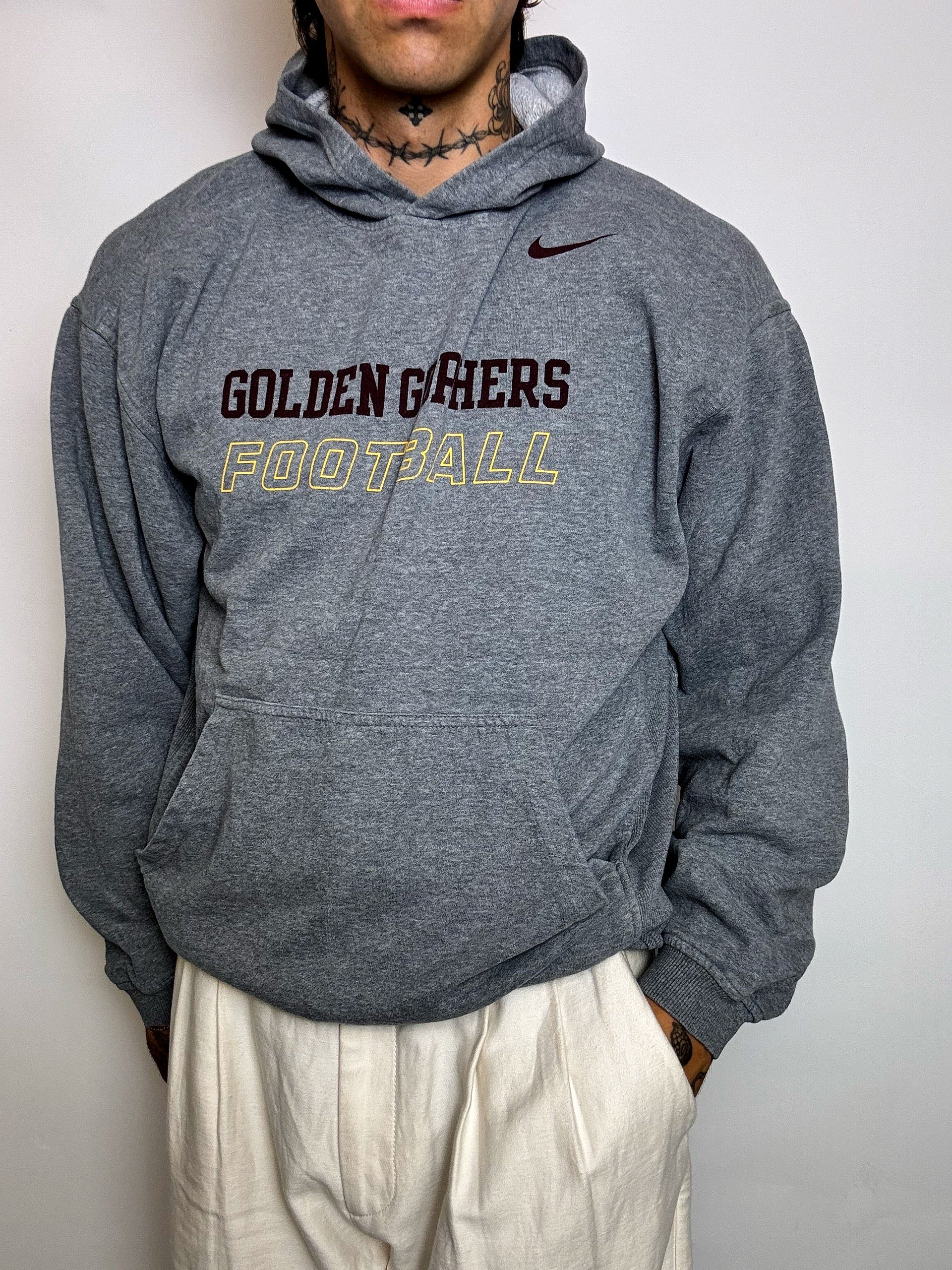 Vintage XL Grey Basketball Bee Crew Neck Sweatshirt