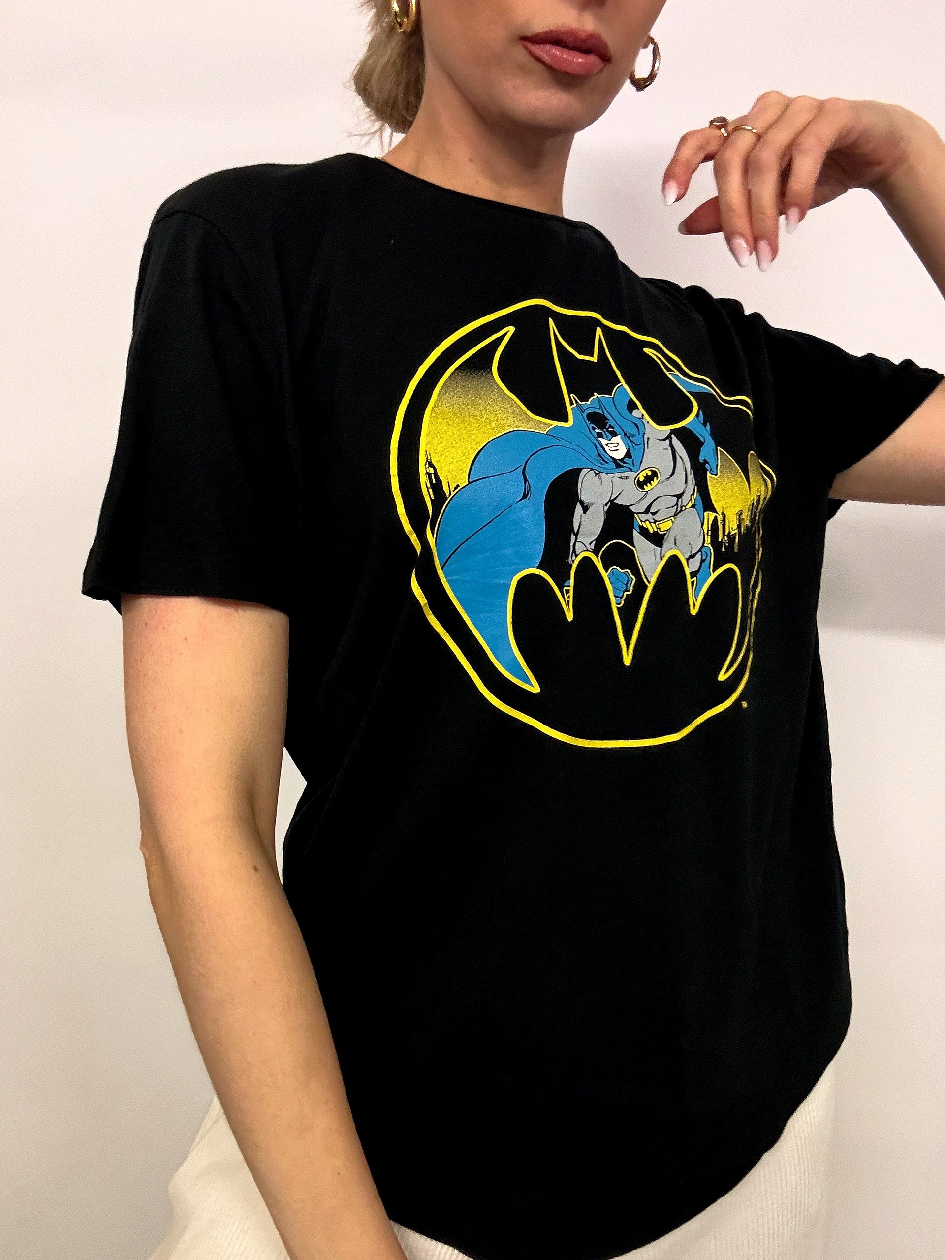 Vintage BATMAN L black t-shirt 