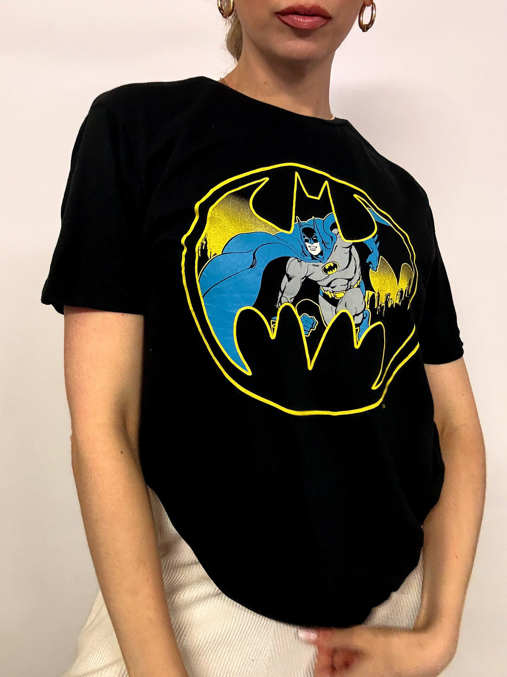 Vintage BATMAN L black t-shirt 