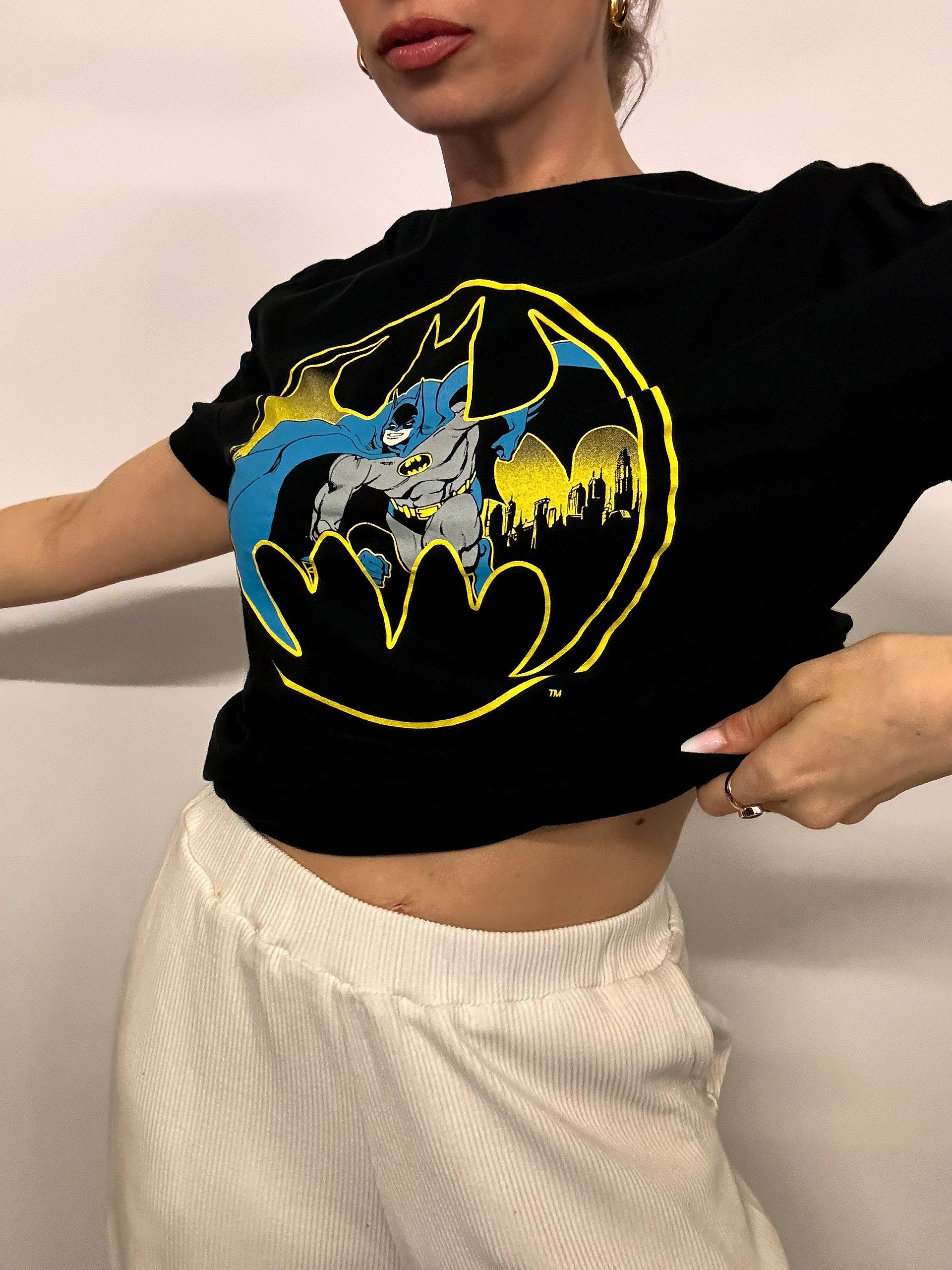 Vintage BATMAN L black t-shirt 