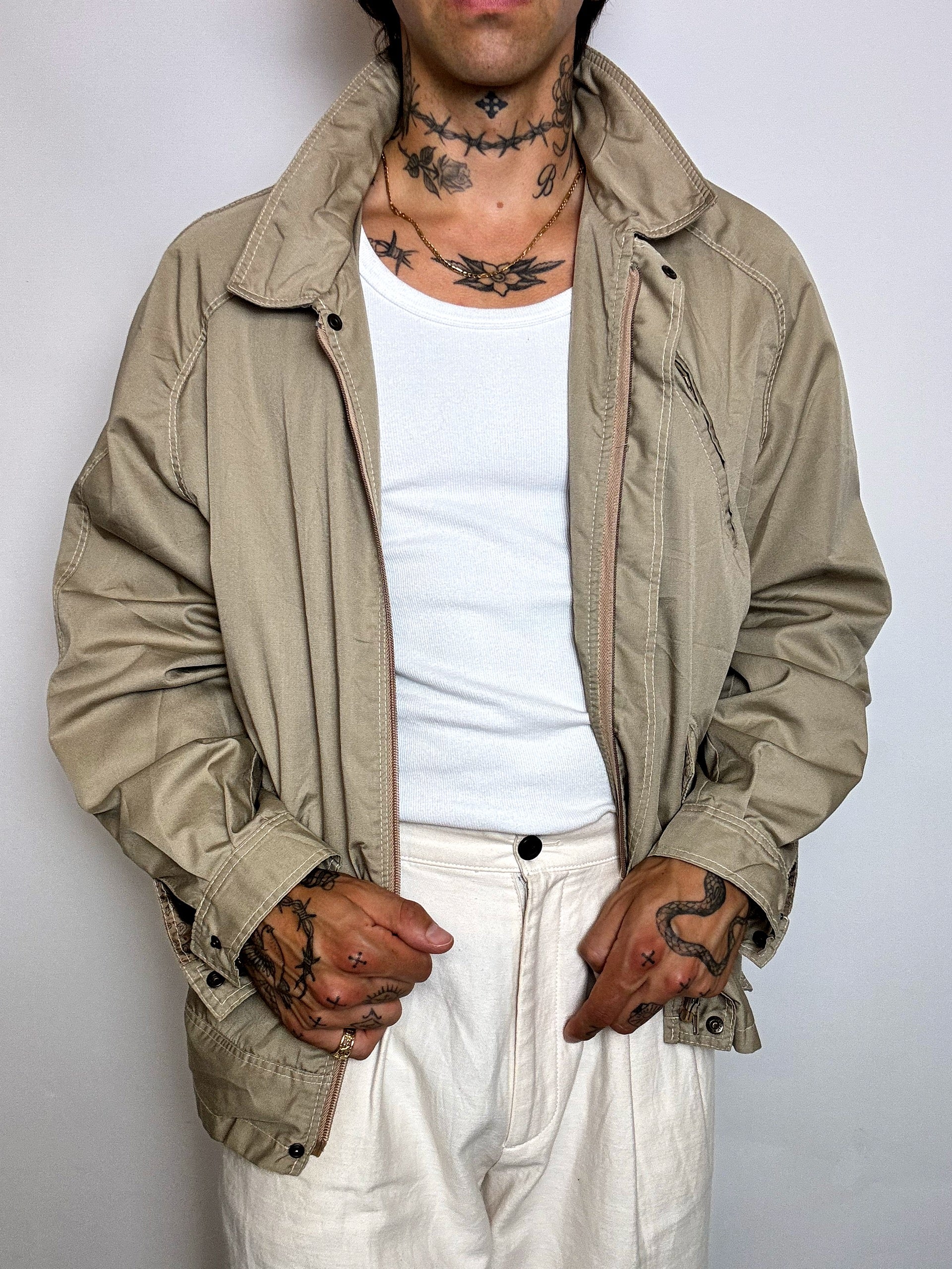 Vintage Wampum leichte Jeansjacke 
