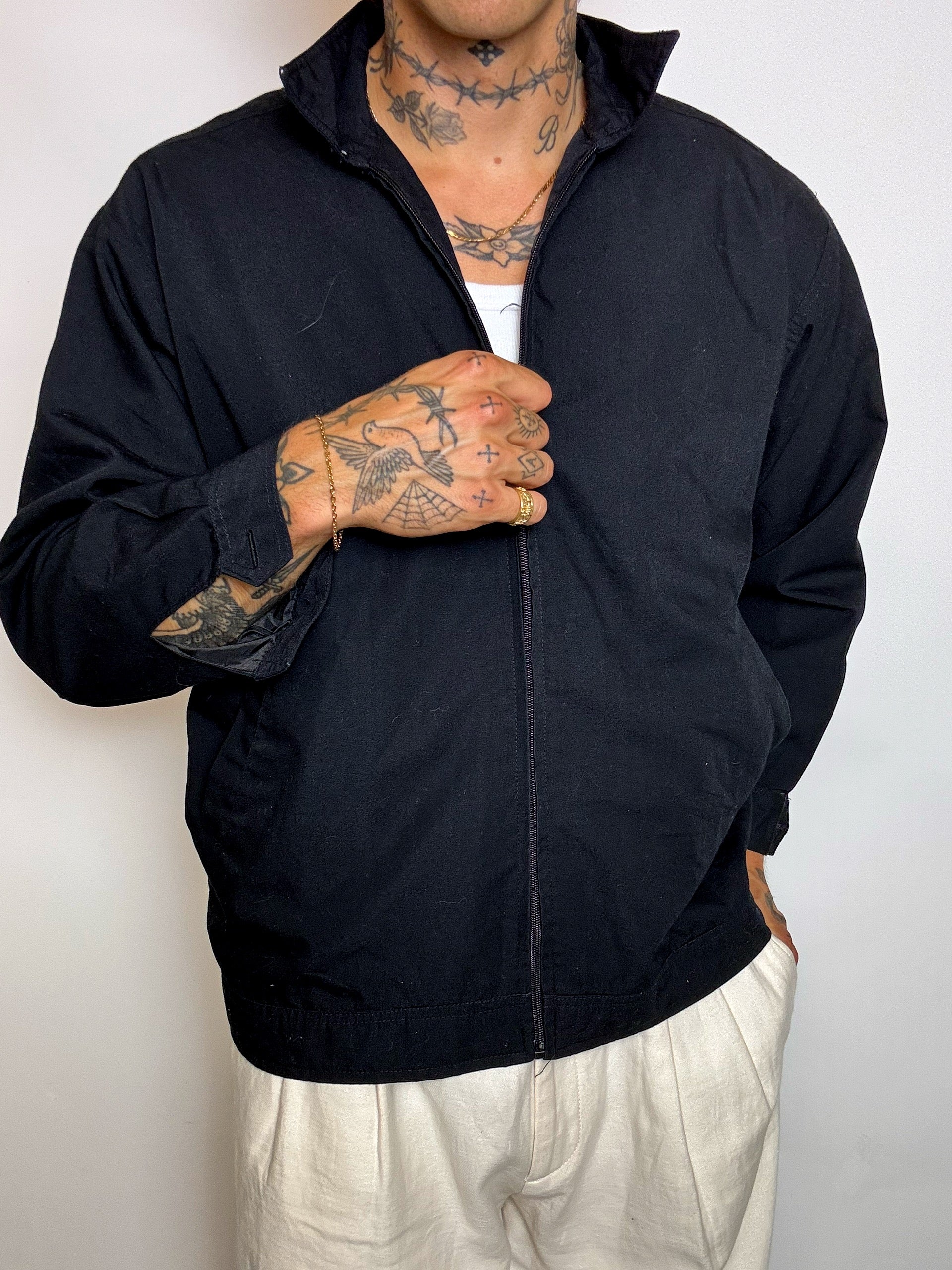 Veste noire M vintage