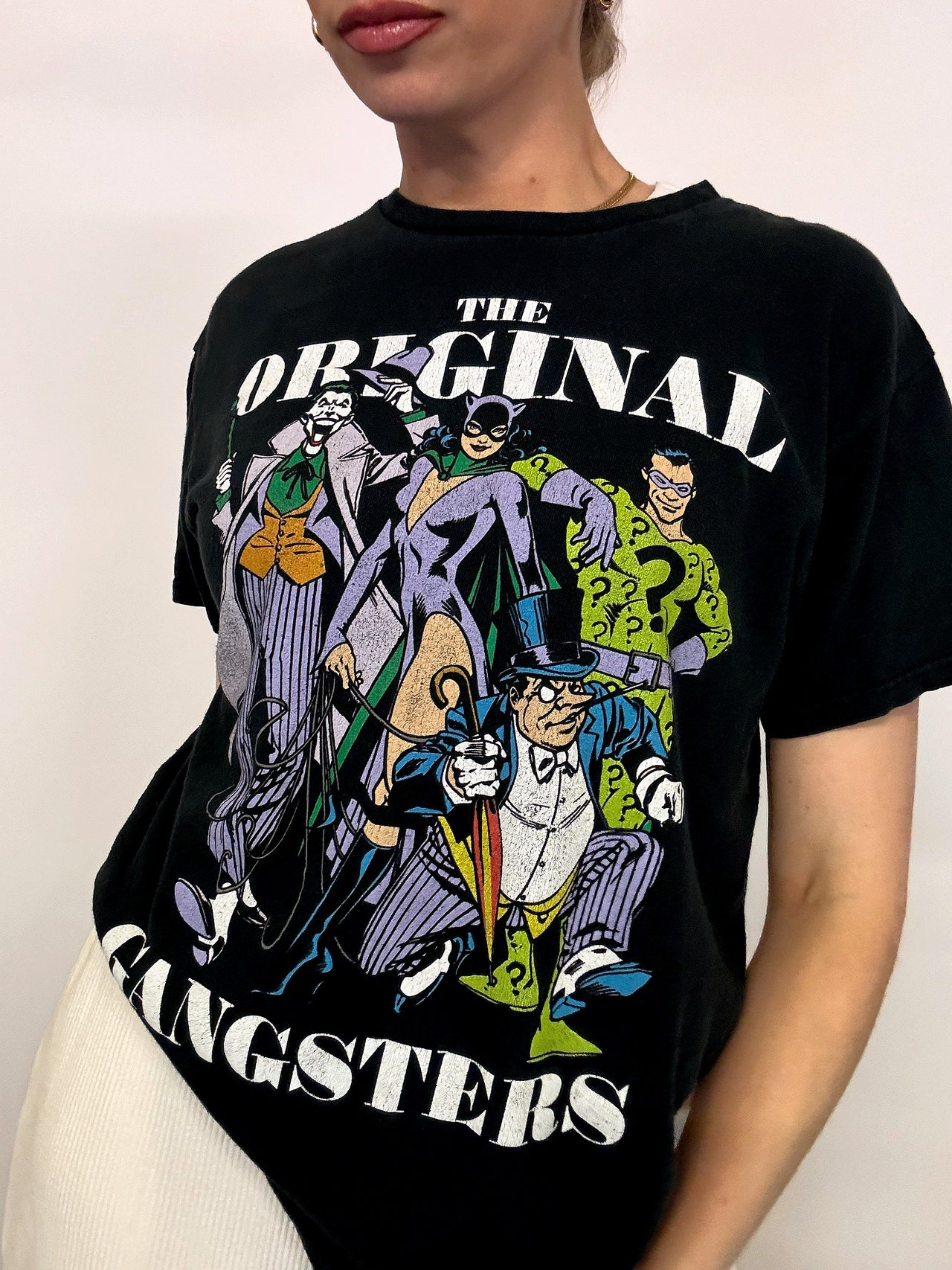 Dark gray DC COMICS M vintage t-shirt 