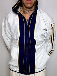 Jacket de sport blanche ADIDAS L/XL vintage