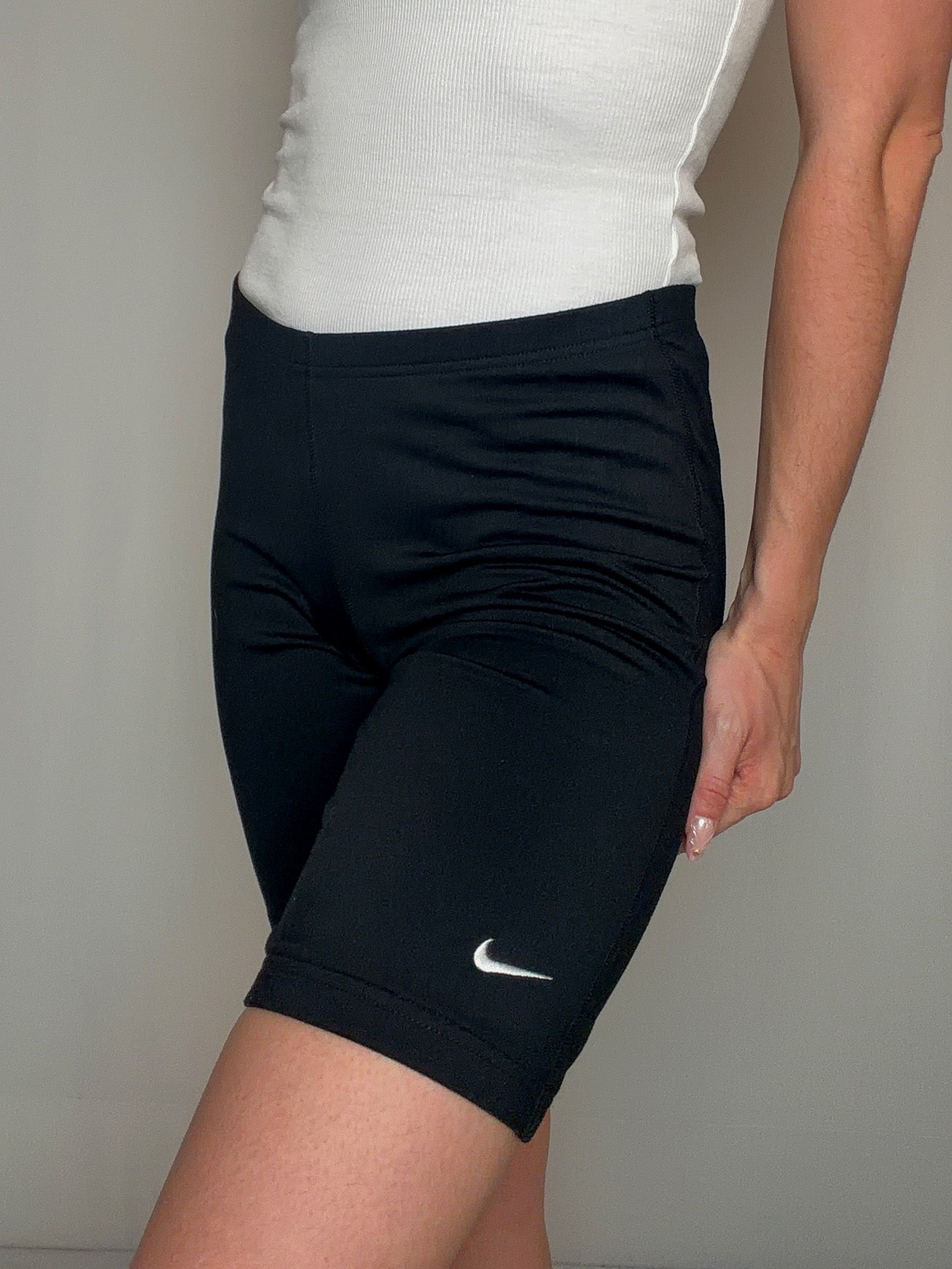 Short de sport noir Nike L vintage