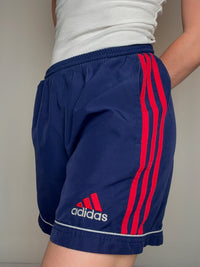 Short de sport marine Adidas S vintage