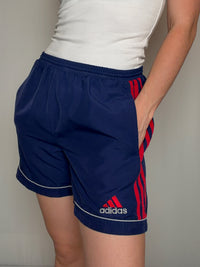 Short de sport marine Adidas S vintage