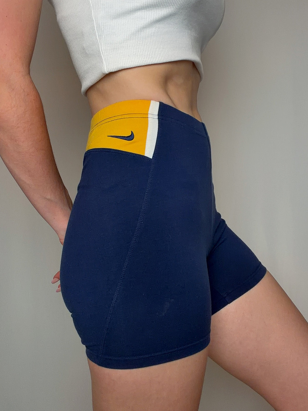Short de sport marine Nike S vintage