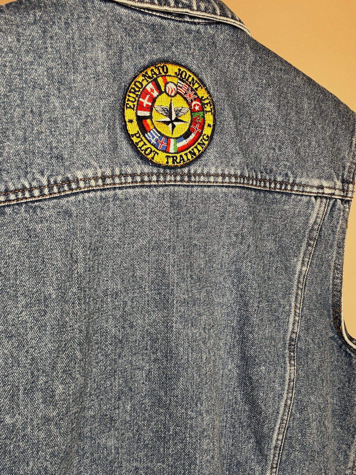 Gilet en denim bleu M vintage