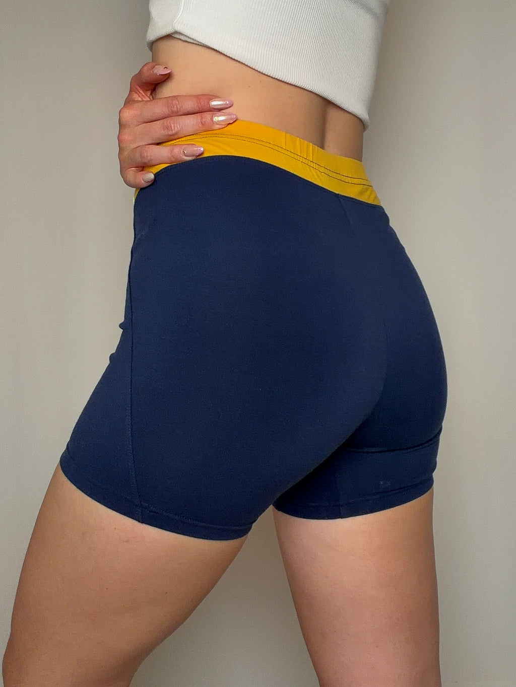 Short de sport marine Nike S vintage