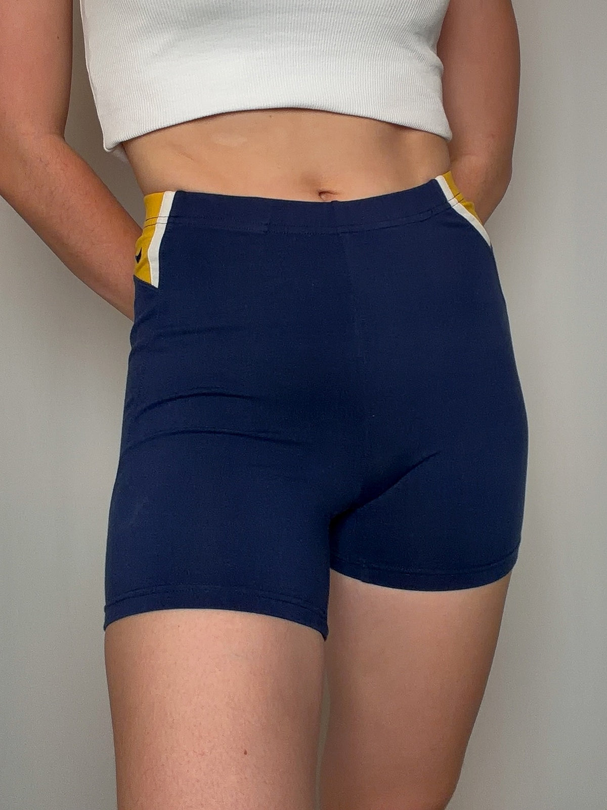 Short de sport marine Nike S vintage