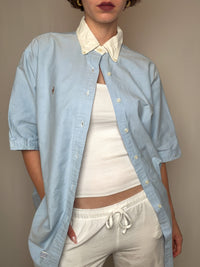 Chemise bleue Ralph Lauren L vintage