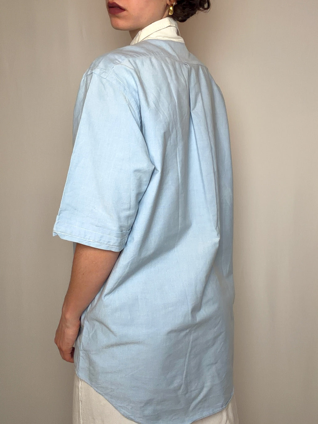 Chemise bleue Ralph Lauren L vintage
