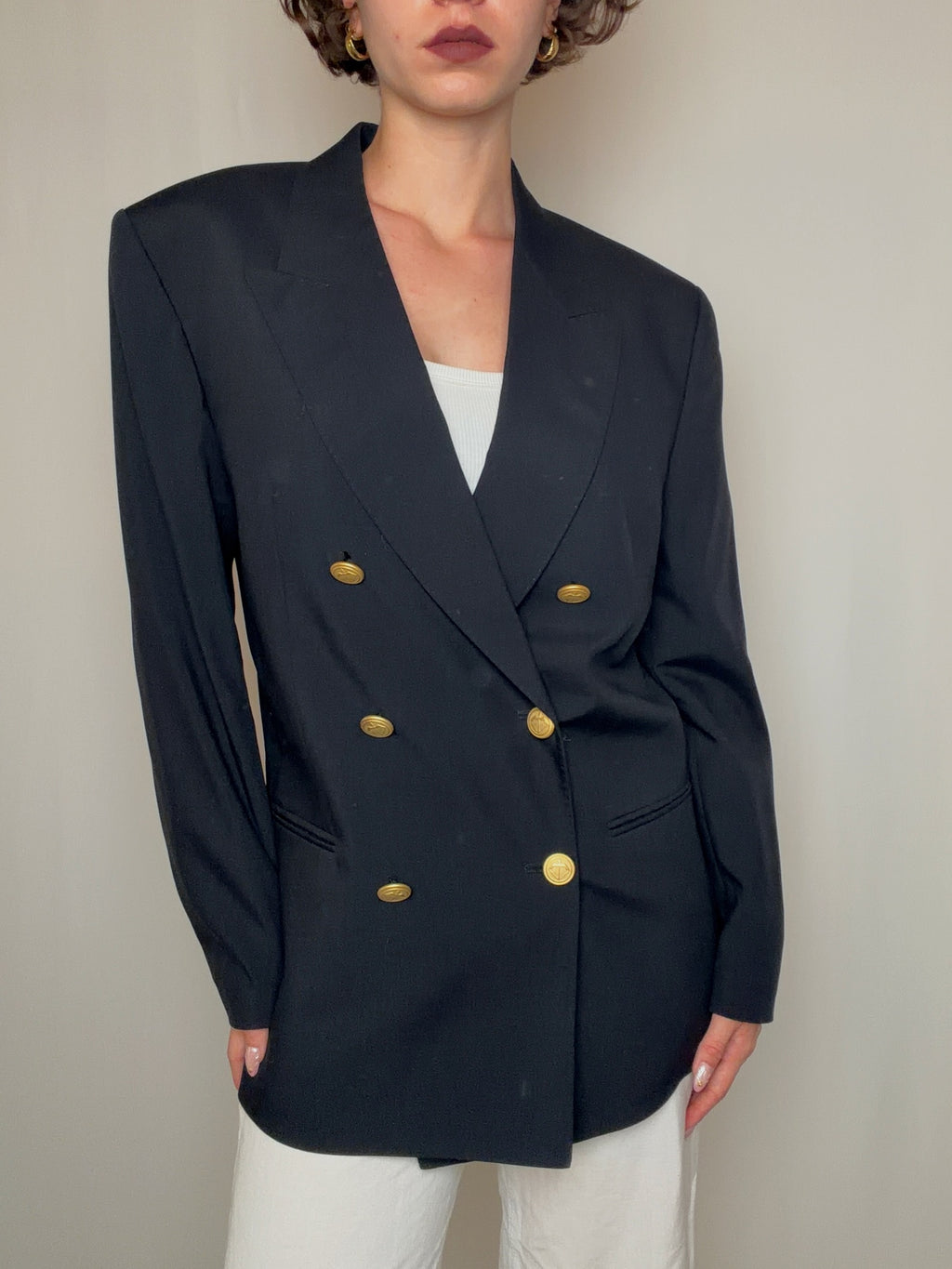 Blazer noir L vintage