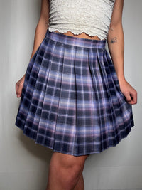Jupe plissée violette M vintage