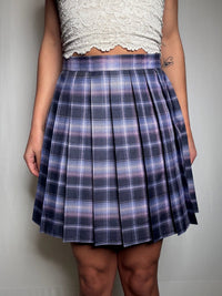 Jupe plissée violette M vintage