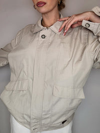 Blouson en coton crème L/XL vintage