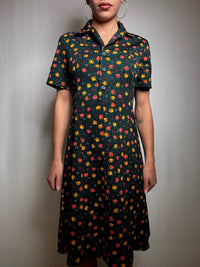 Vintage M printed short dress