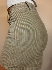 Jupe en velours cotelé beige XS vintage