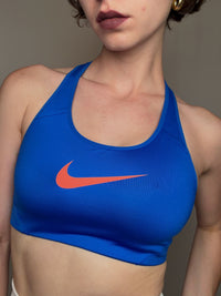 Brassiere de sport Nike bleu S vintage