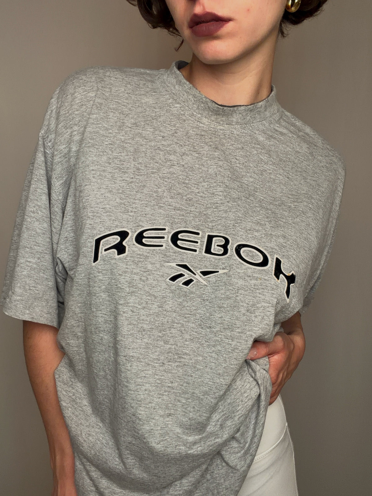 Tshirt gris Reebok XL vintage