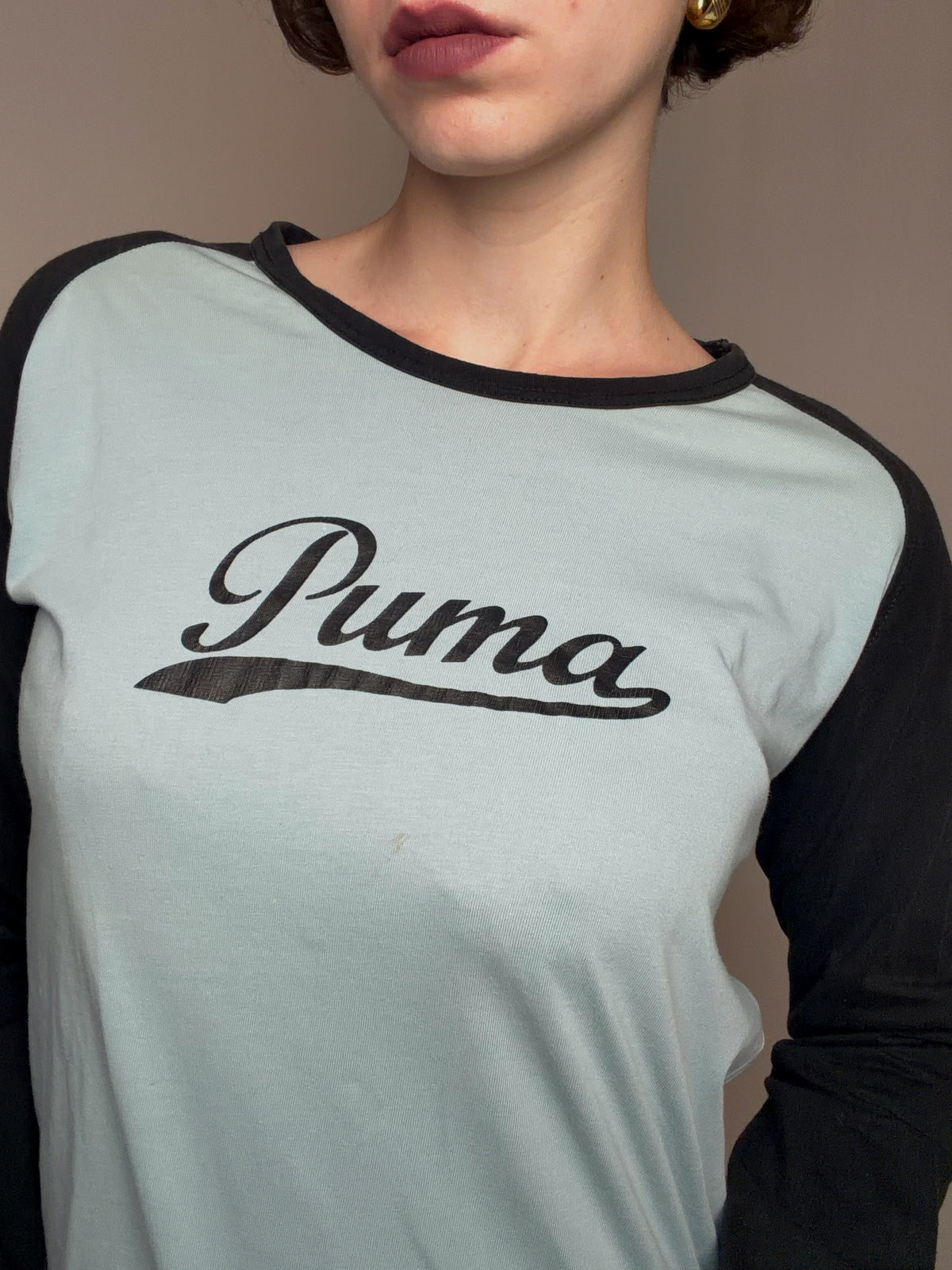 Tshirt bicolore Puma S vintage
