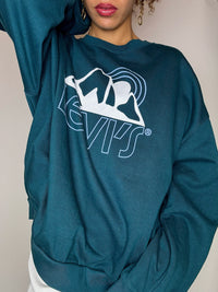 Teal LEVIS L/XL vintage crew neck sweatshirt