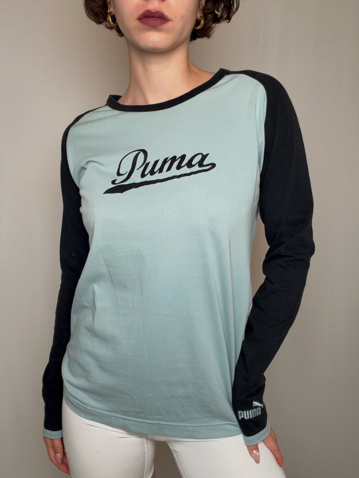 Tshirt bicolore Puma S vintage