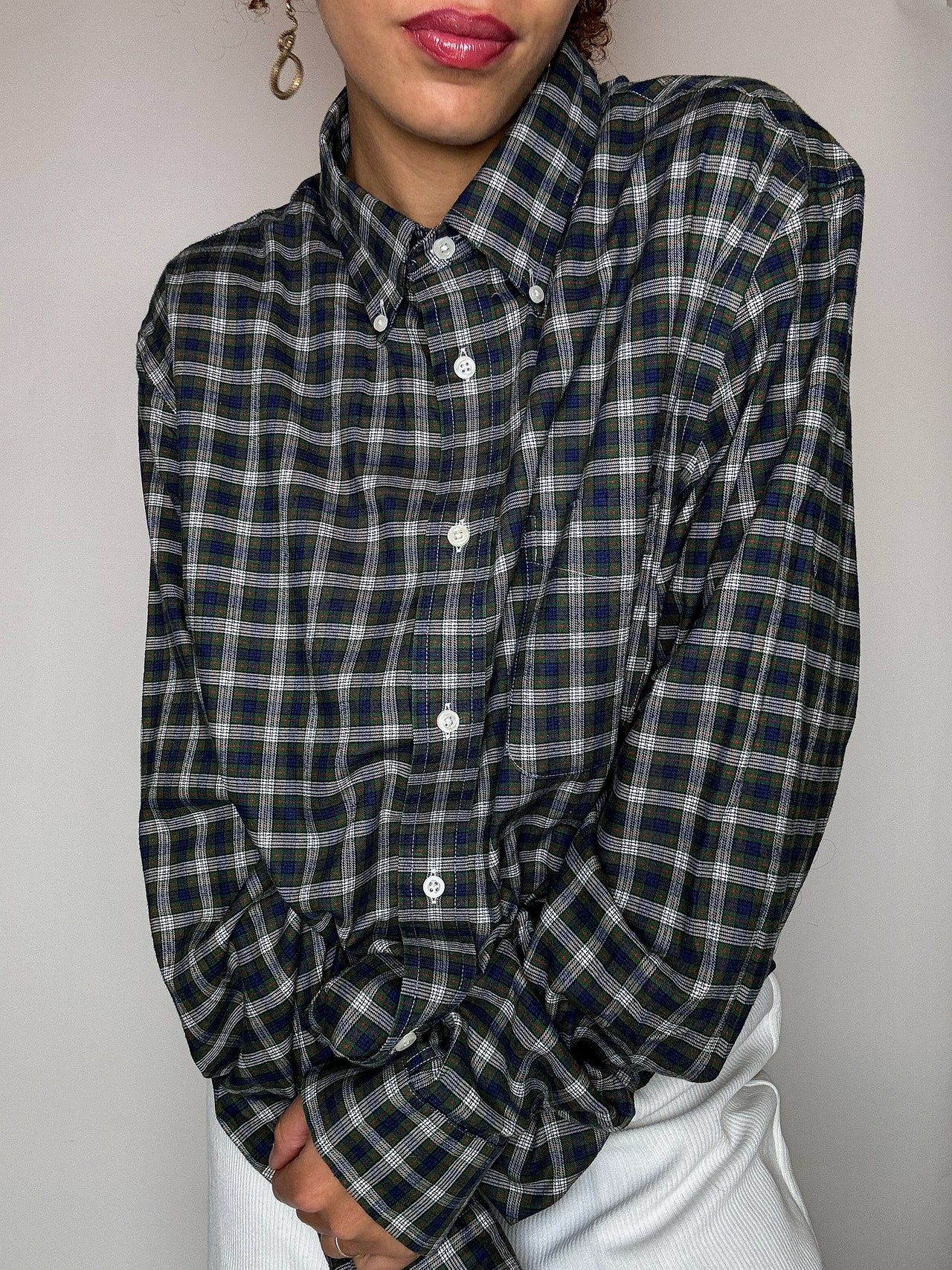 Chemise à carreaux CHAPS BY RALPH LAUREN L vintage