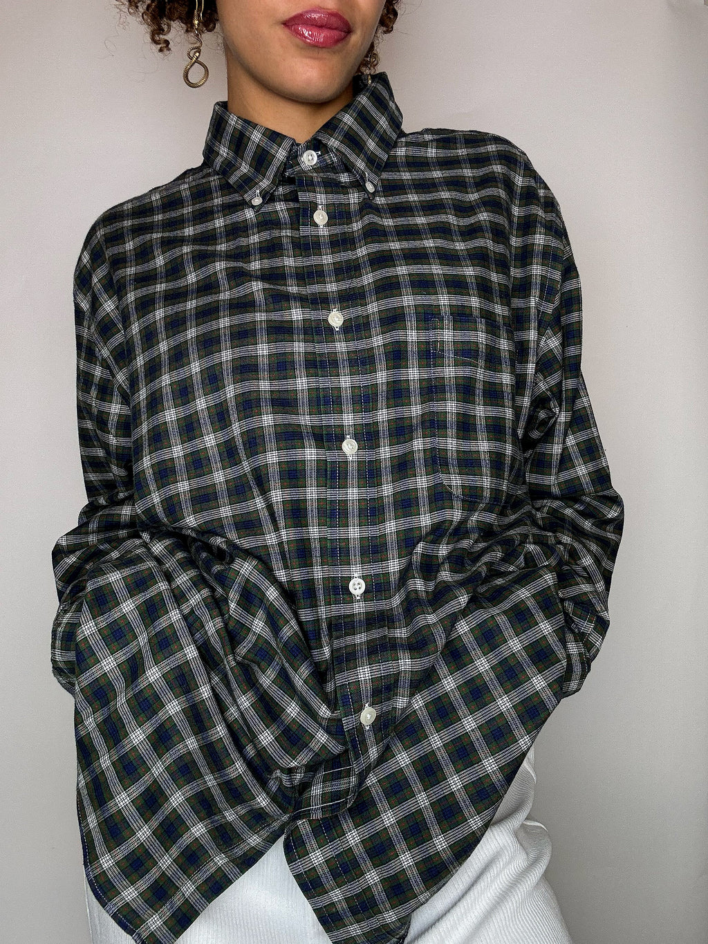 Vintage CHAPS BY RALPH LAUREN Plaid Shirt L