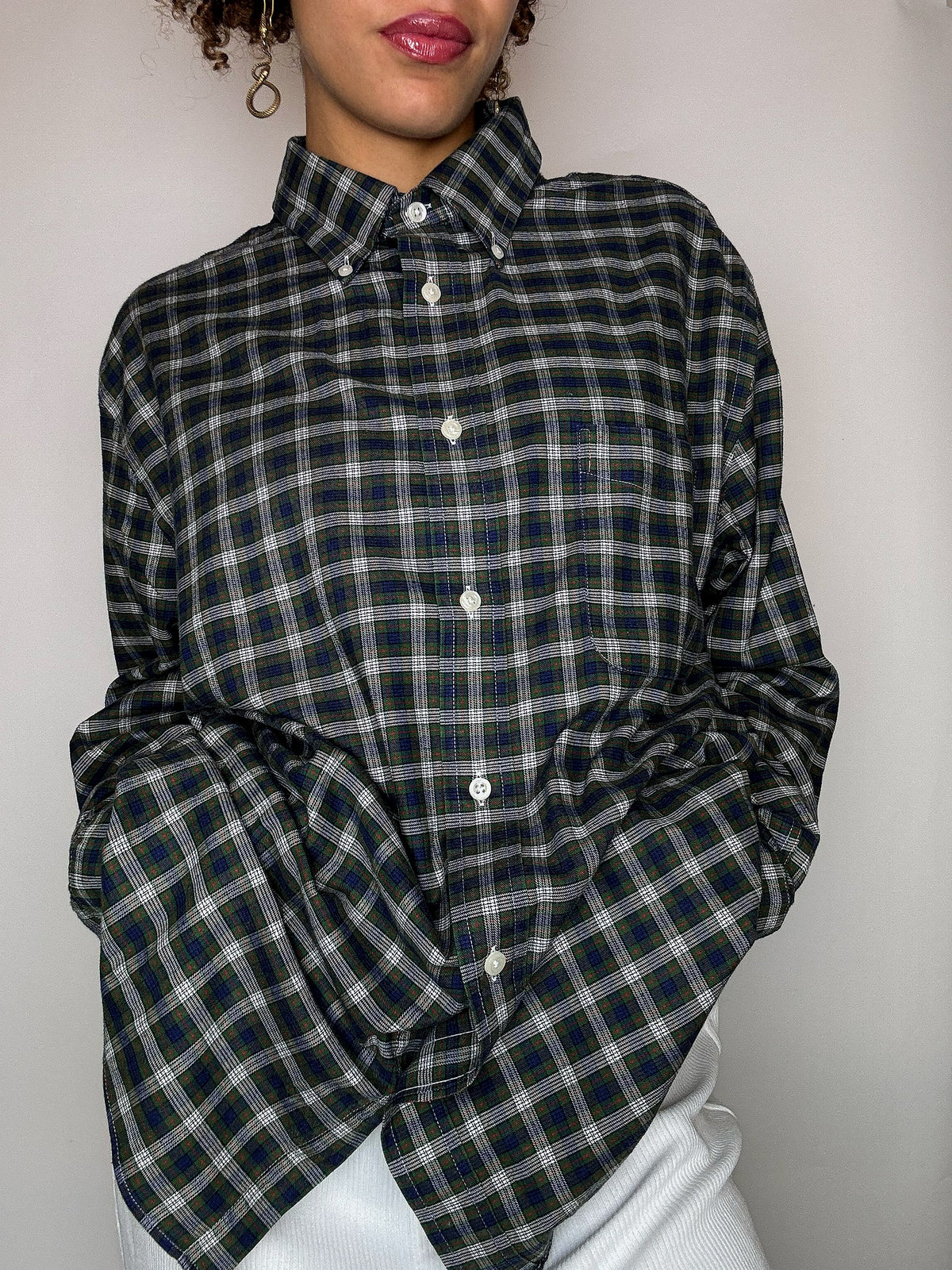 Vintage CHAPS BY RALPH LAUREN Plaid Shirt L