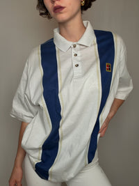 Polo rayé Nike L vintage