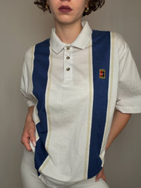 Polo rayé Nike L vintage