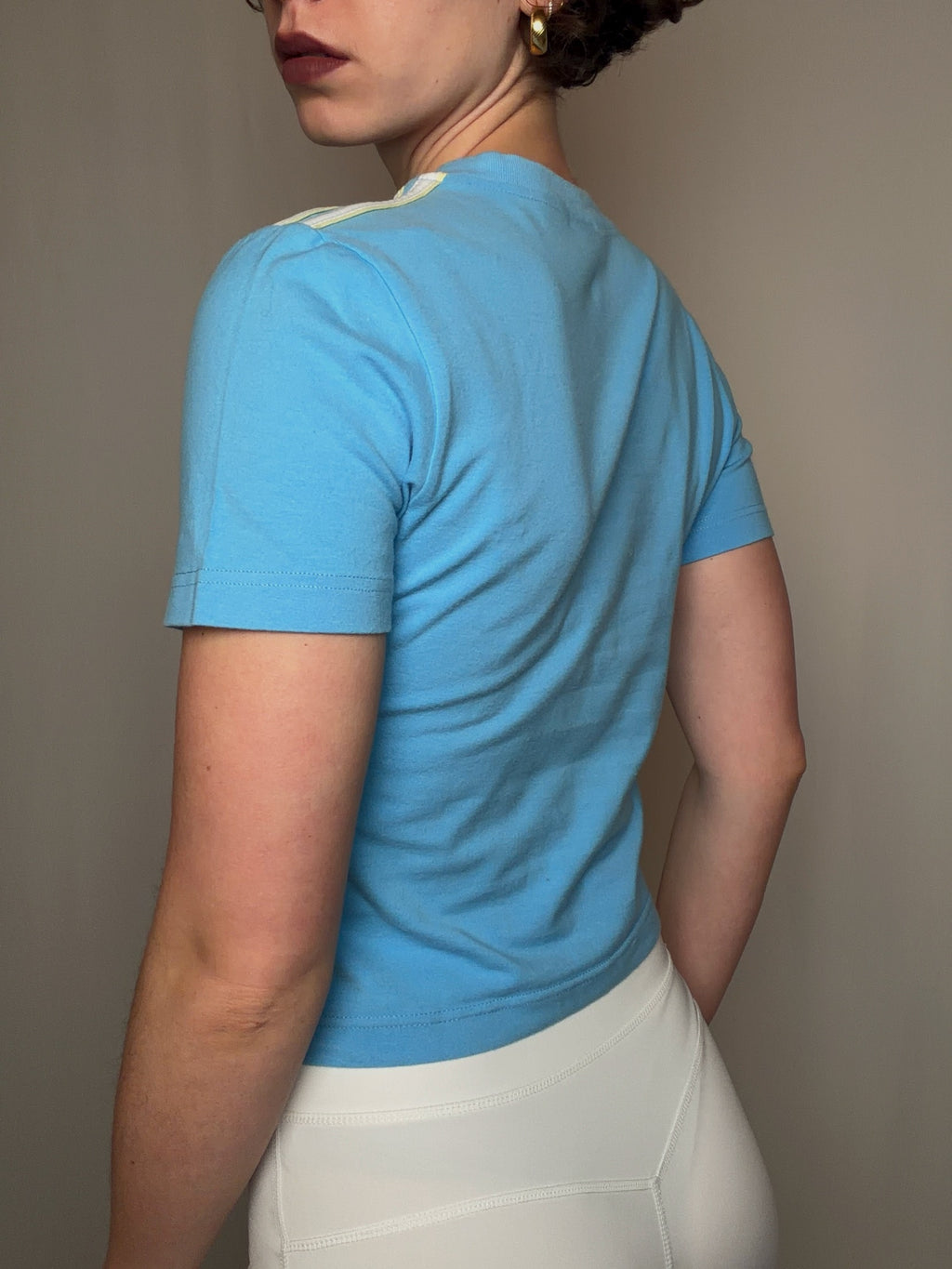 Tshirt bleu Adidas M vintage