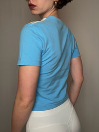 Tshirt bleu Adidas M vintage