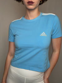 Tshirt bleu Adidas M vintage