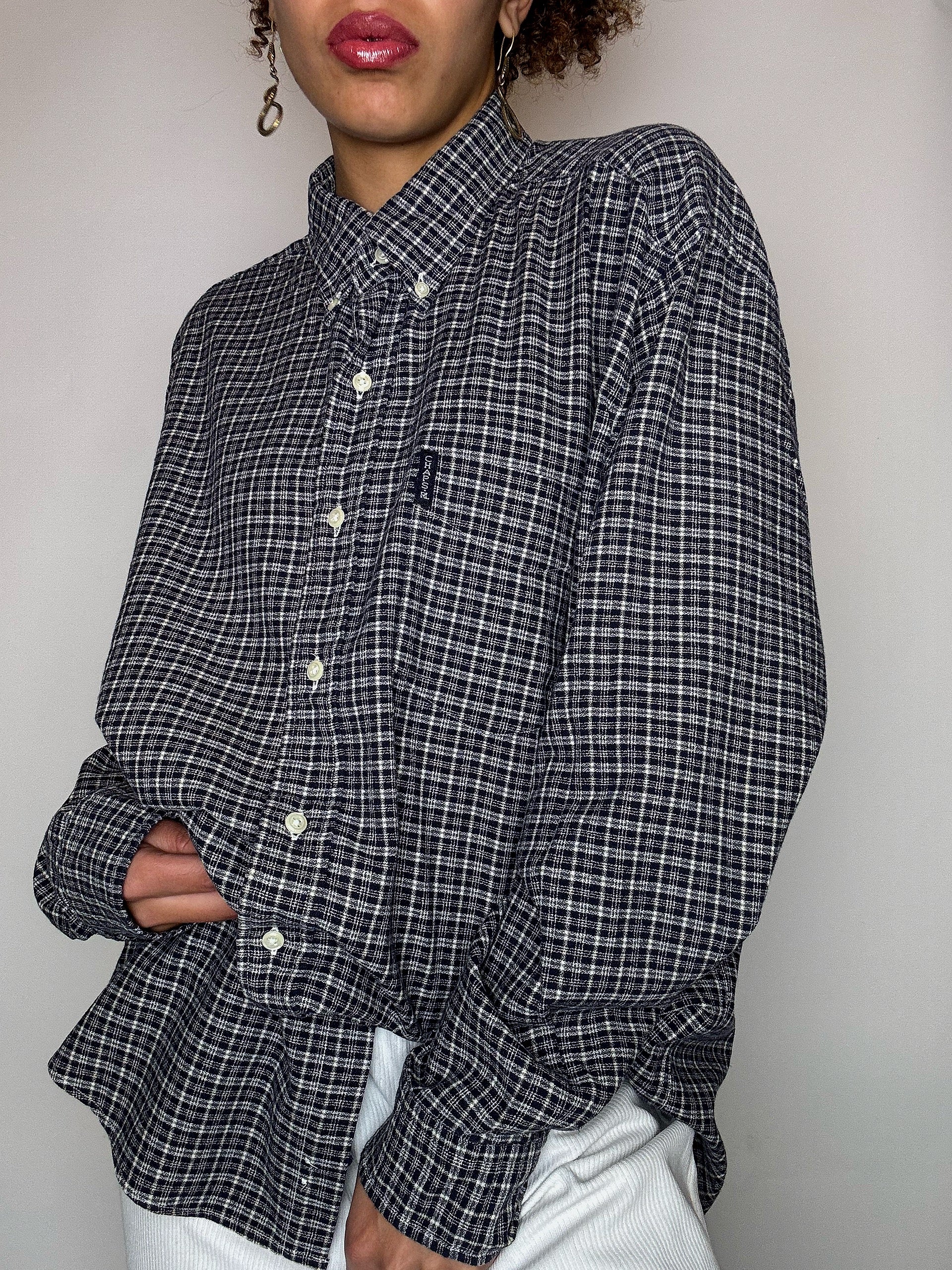 Vintage CHAPS BY RALPH LAUREN L/XL Plaid Shirt