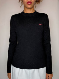 Pull moulant noir LEVI'S M vintage