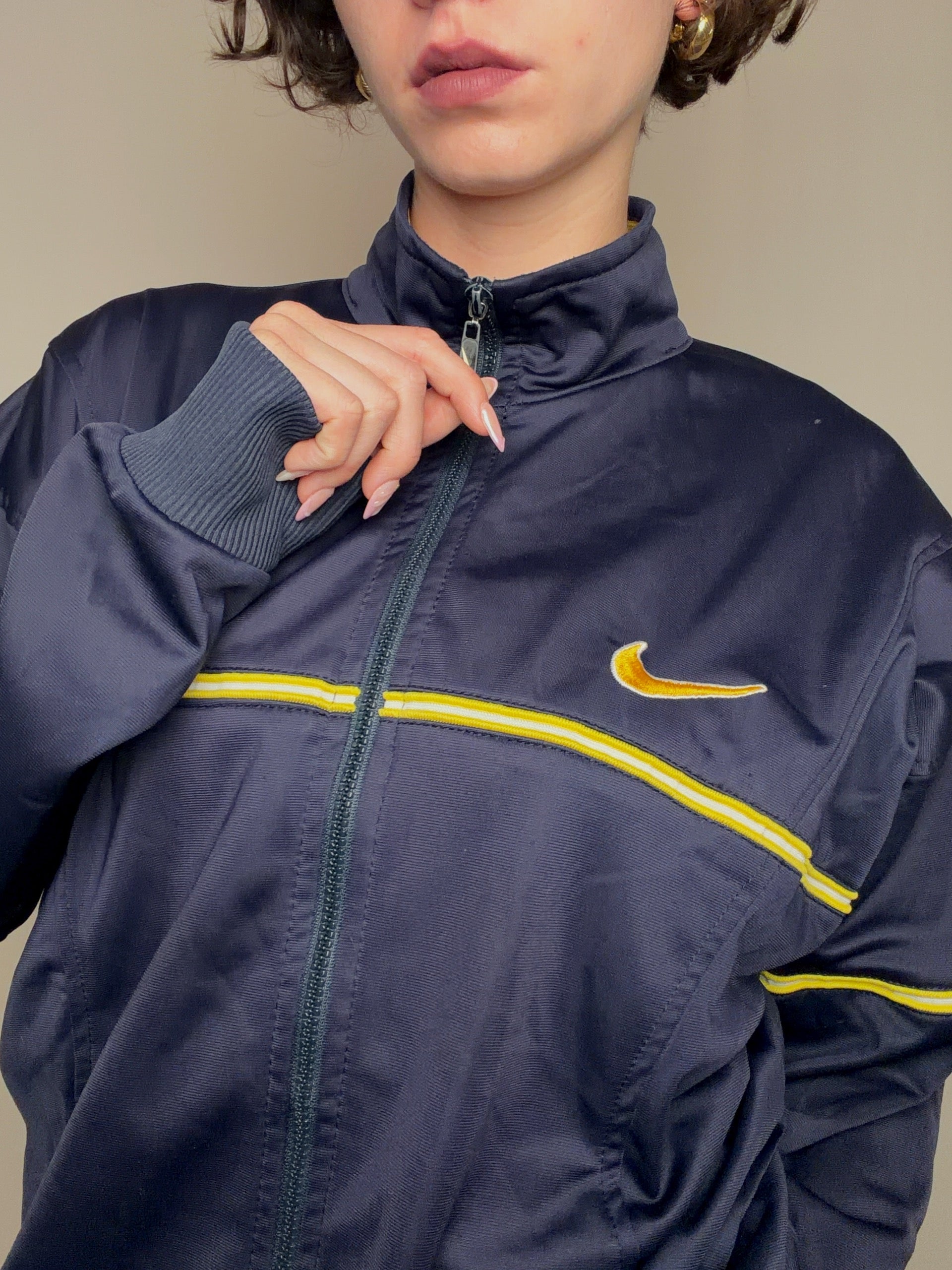 Jacket de sport marine Nike XL vintage