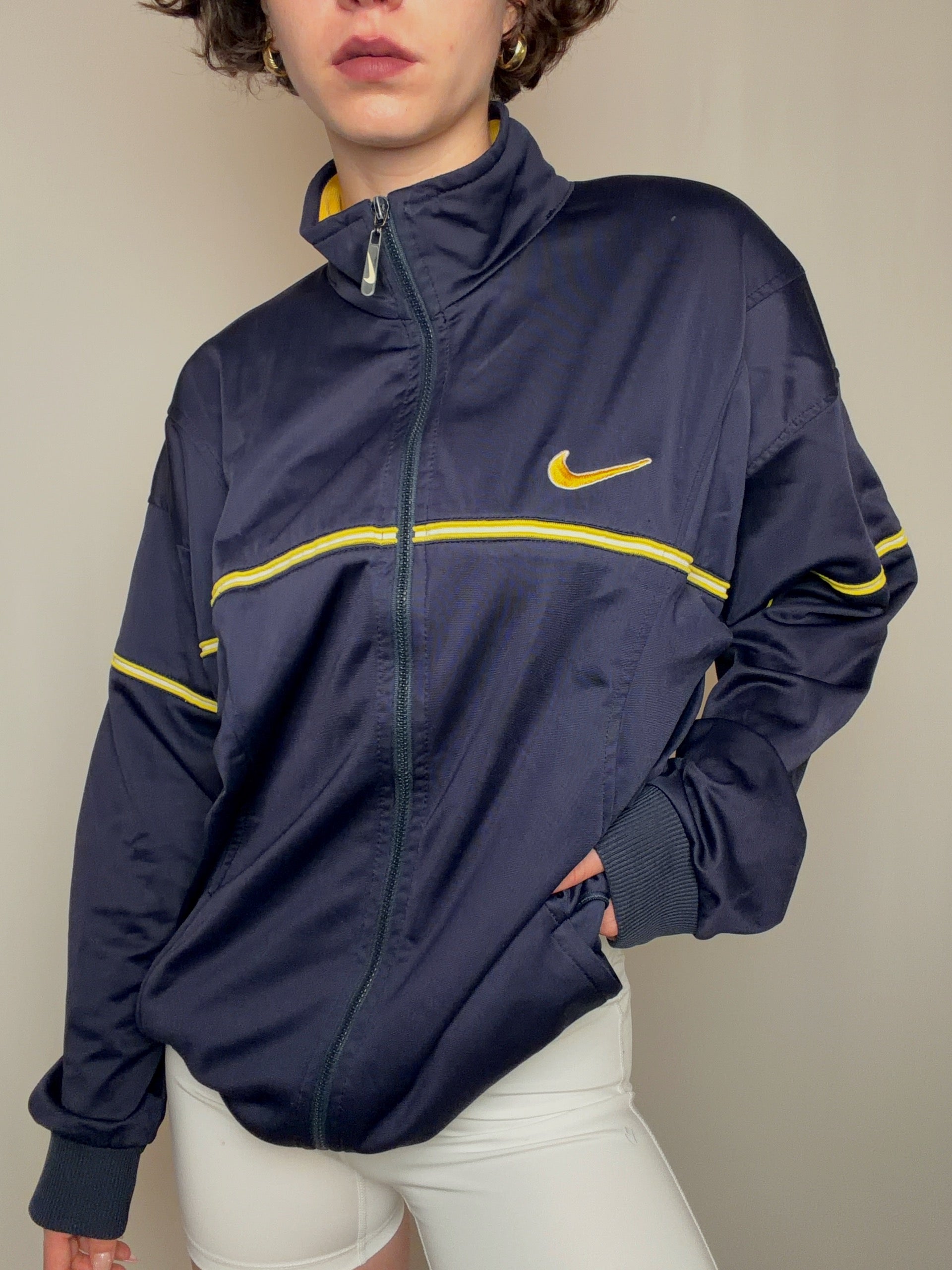 Jacket de sport marine Nike XL vintage