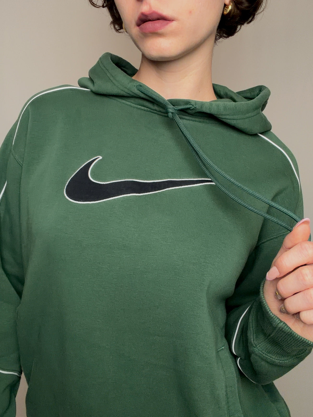Hoodie vert Nike XS vintage