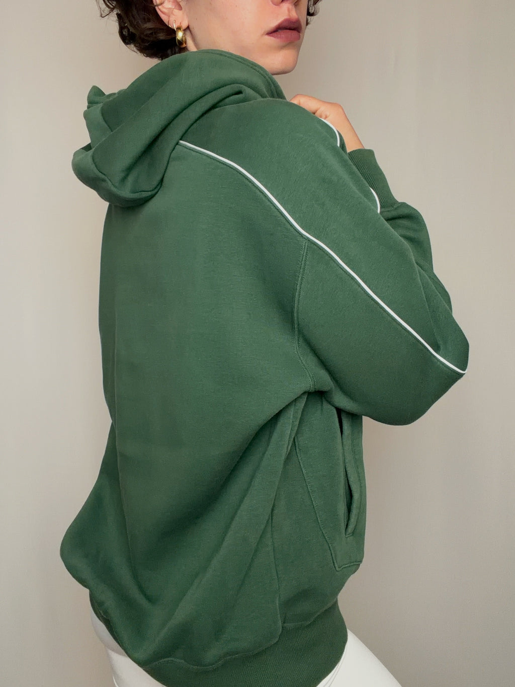 Hoodie vert Nike XS vintage