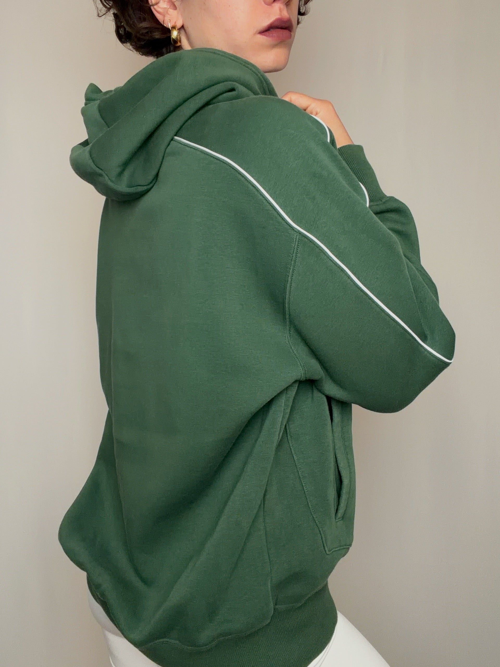 Hoodie vert Nike XS vintage