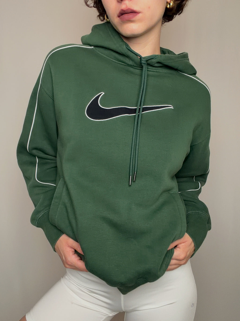 Hoodie vert Nike XS vintage